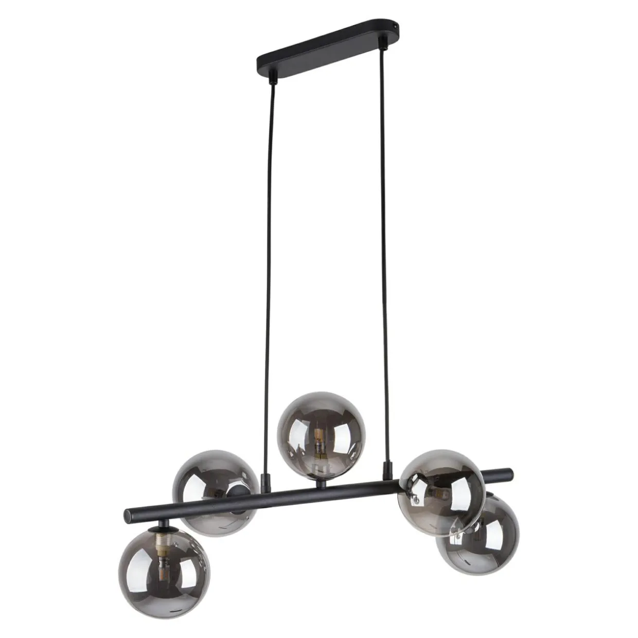 Lampa wisząca kule czarna ESTERA V
