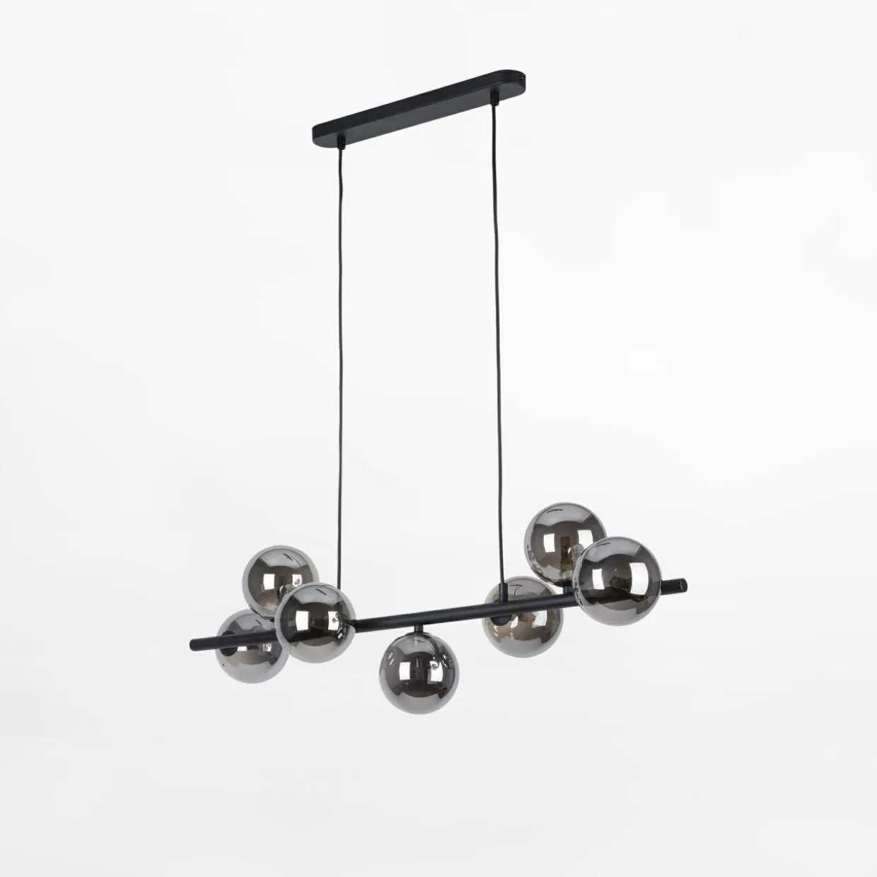 Lampa wisząca kule czarna ESTERA VII