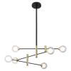 Lampa wisząca kule czarno-złota MARINO 6