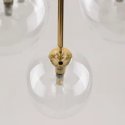Lampa wisząca kule czarno-złota NILOS 5