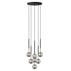 Lampa wisząca kule czarno-złota ARCTURUS 7