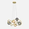 Lampa wisząca kule złota ARLON