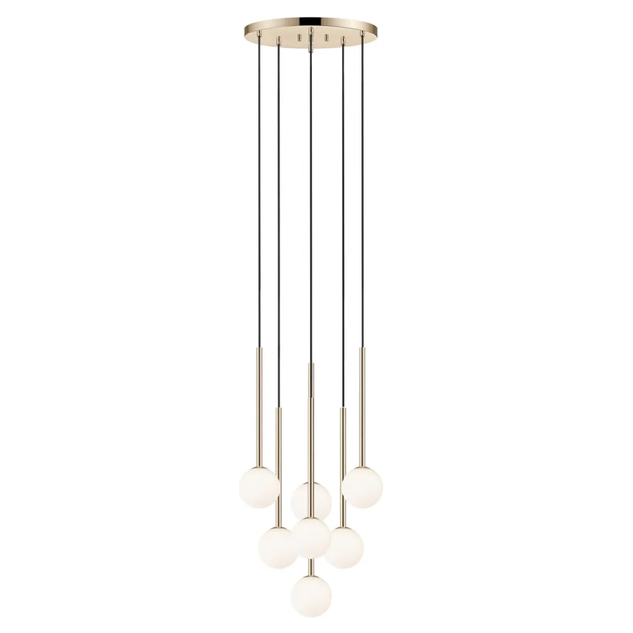Lampa wisząca kule złota ARCTURUS 7