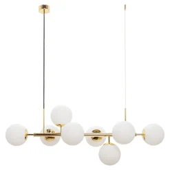 Lampa wisząca kule złota MEFISTO 8