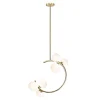 Lampa wisząca kule złota MOLECULE