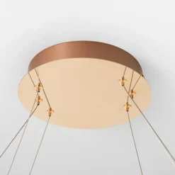 Lampa wisząca LED CHOLET wstęga złota