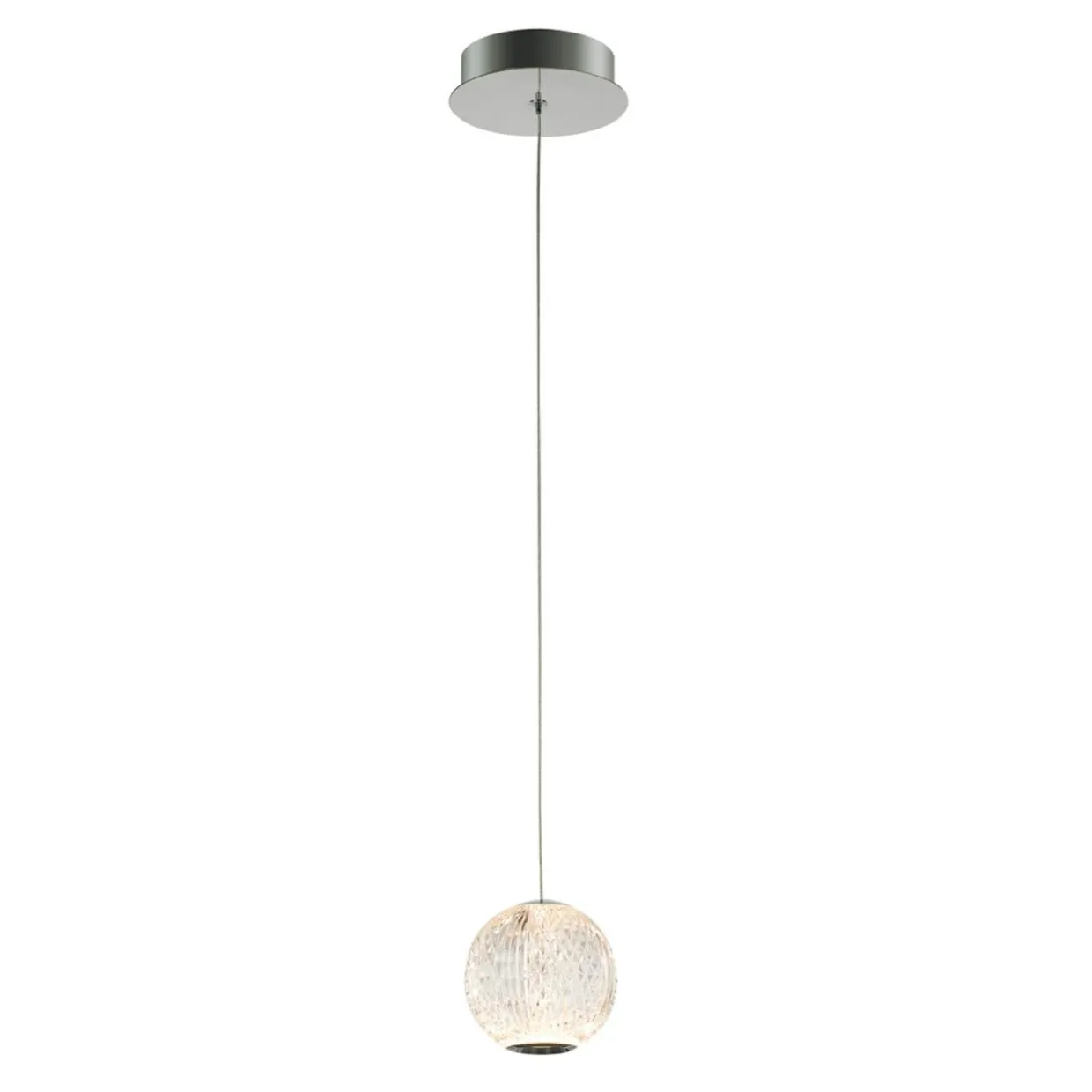 Lampa wisząca LED chrom ROSARIO