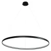 Lampa wisząca LED czarna CARLO 120 cm