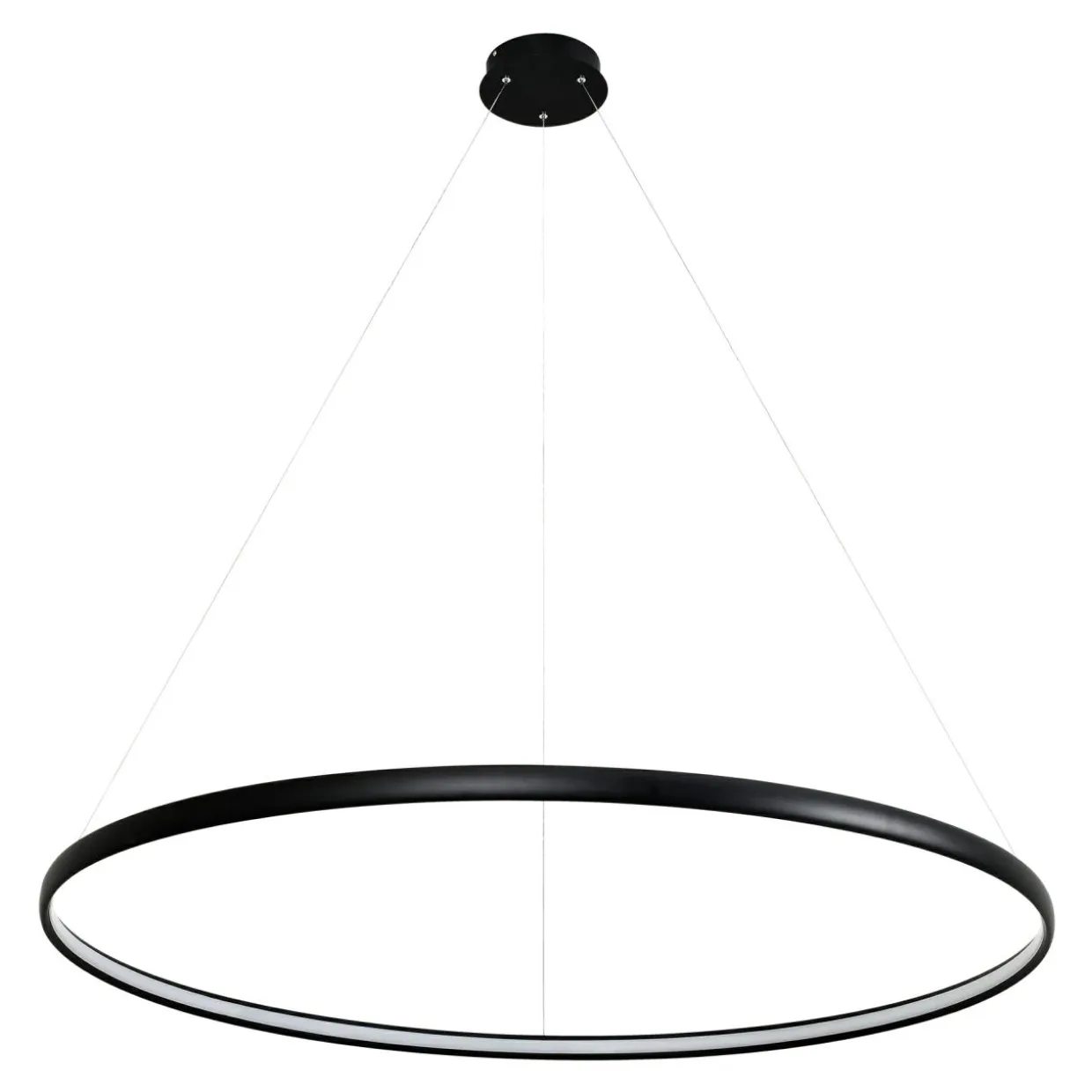 Lampa wisząca LED czarna CARLO 120 cm
