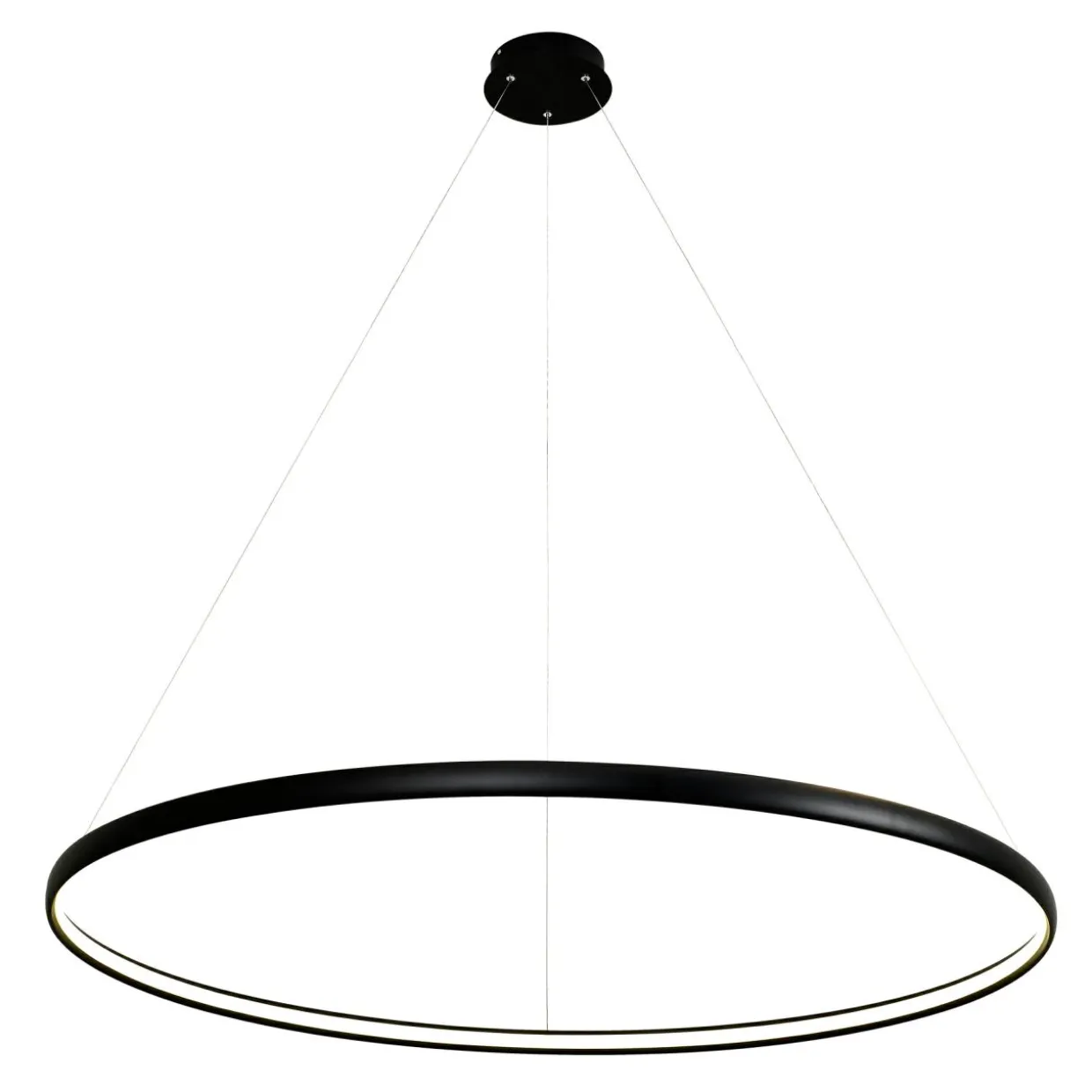 Lampa wisząca LED czarna CARLO 120 cm