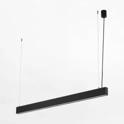 Lampa wisząca LED czarna LUXE