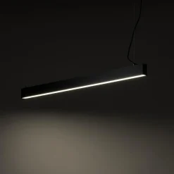 Lampa wisząca LED czarna LUXE