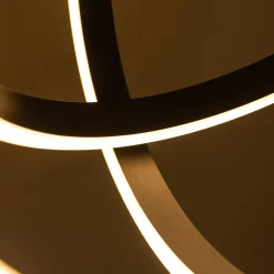 Lampa wisząca LED czarna TESS