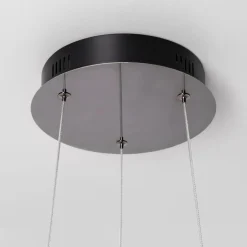 Lampa wisząca LED INDIGO czarna chrom
