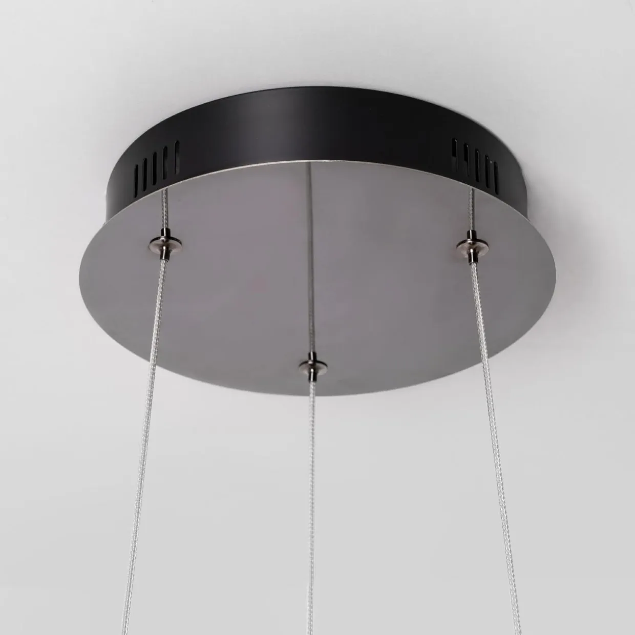 Lampa wisząca LED INDIGO czarna chrom