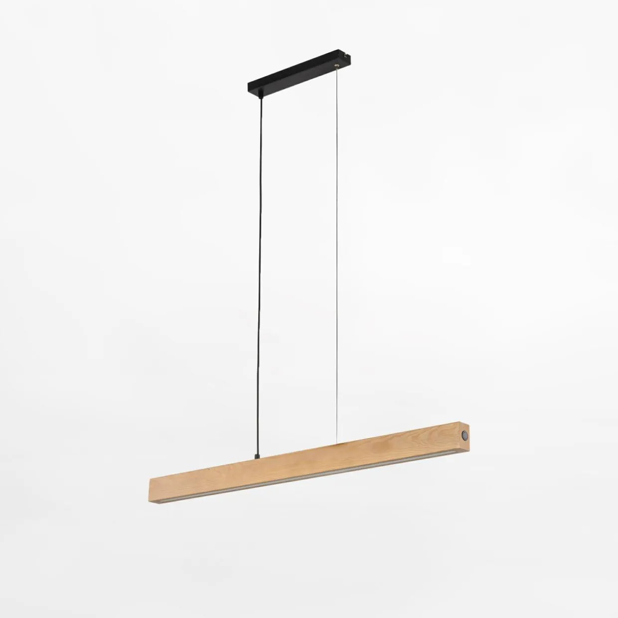 Lampa wisząca LED jasne drewno TEO