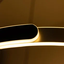 Lampa wisząca LED LINOS czarno-złota