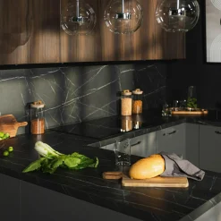 Lampa wisząca LED listwa 3 kule chrom ENCELADUS