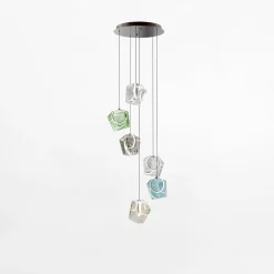 Lampa wisząca LED okrągła podstawa COLORE VI