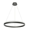Lampa wisząca LED pierścieniowa czarna REGI 60 cm