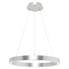 Lampa wisząca LED srebrna CARLO 60 cm