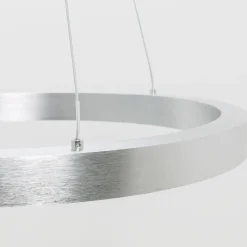 Lampa wisząca LED srebrna CARLO 60 cm