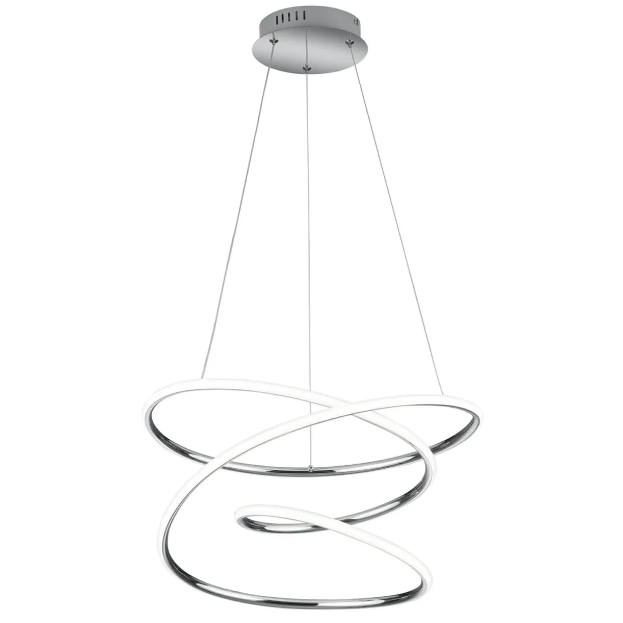 Lampa wisząca LED srebrna BOLOGNA