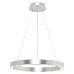 Lampa wisząca LED srebrna CARLO 40 cm
