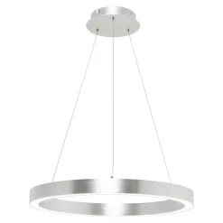 Lampa wisząca LED srebrna CARLO 40 cm