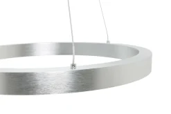 Lampa wisząca LED srebrna CARLO 40 cm