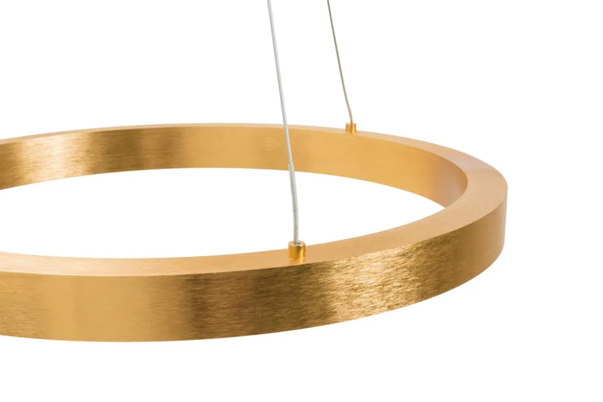 Lampa wisząca LED złota CARLO 60 cm