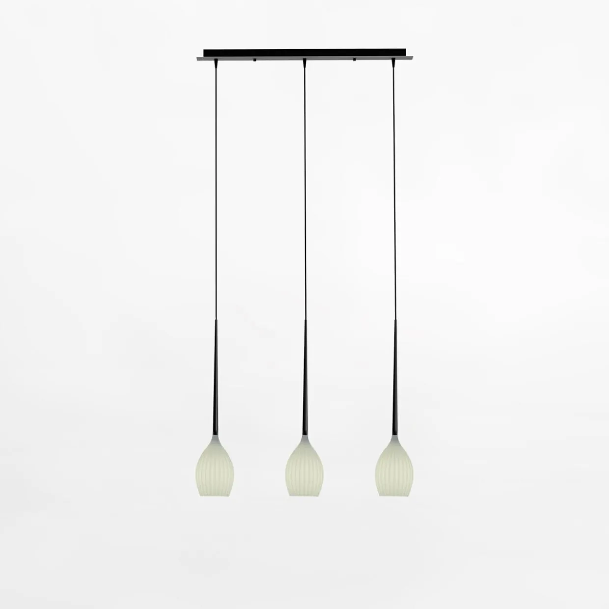 Lampa wisząca listwa biała FIORE III