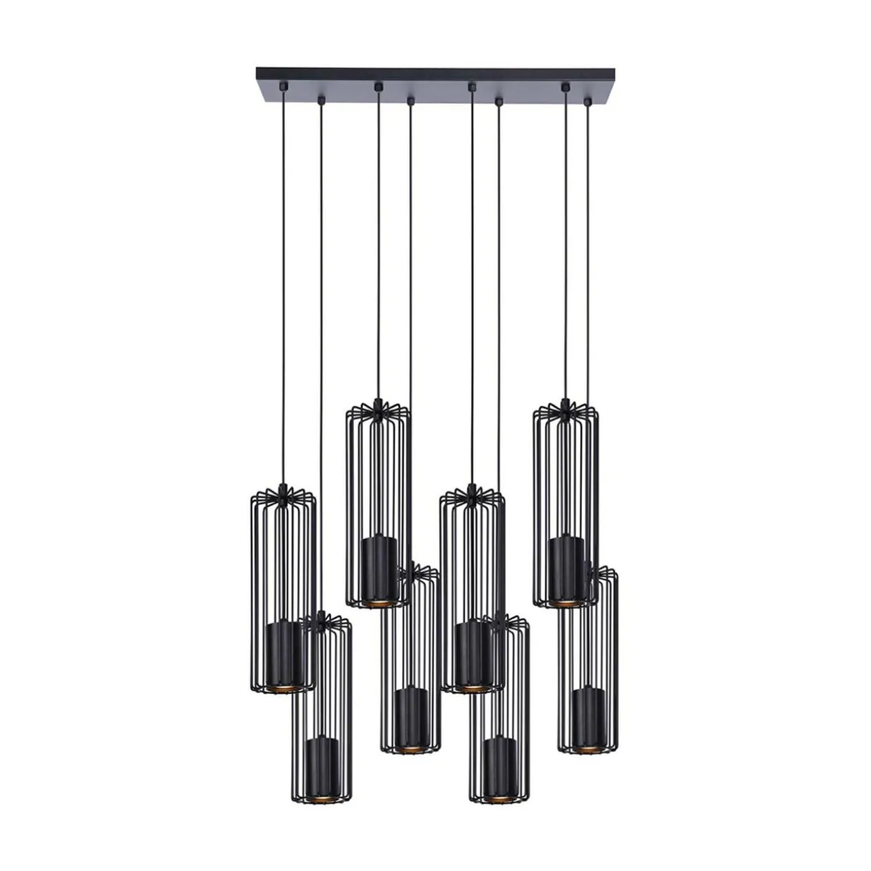 Lampa wisząca listwa czarna FALCON 8