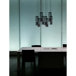 Lampa wisząca listwa czarna FALCON 8