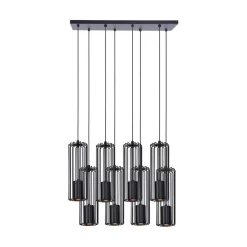 Lampa wisząca listwa czarna FALCON 8