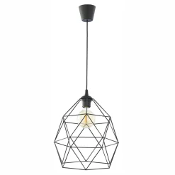 Lampa wisząca loft czarna GALAXY 33 cm