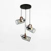 Lampa wisząca loftowa czarna ANTOIN 3