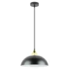 Lampa wisząca loftowa czarno-złota SARDA
