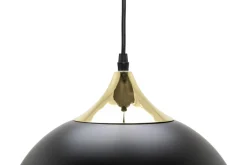 Lampa wisząca loftowa czarno-złota SARDA