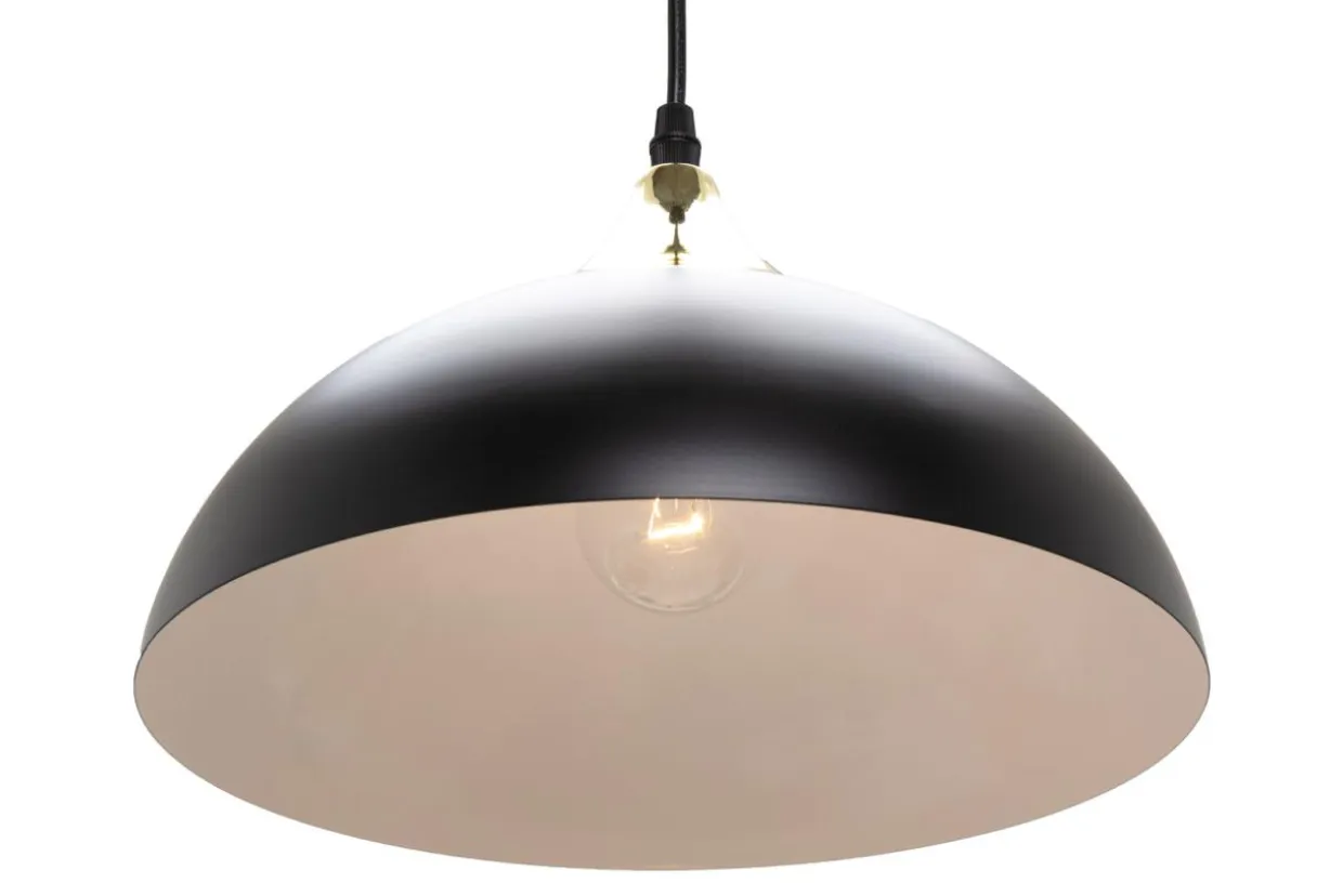 Lampa wisząca loftowa czarno-złota SARDA
