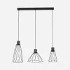 Lampa wisząca loftowa MODESTO BLACK III