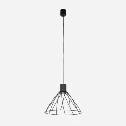 Lampa wisząca loftowa MODESTO BLACK I fi 29,5 cm