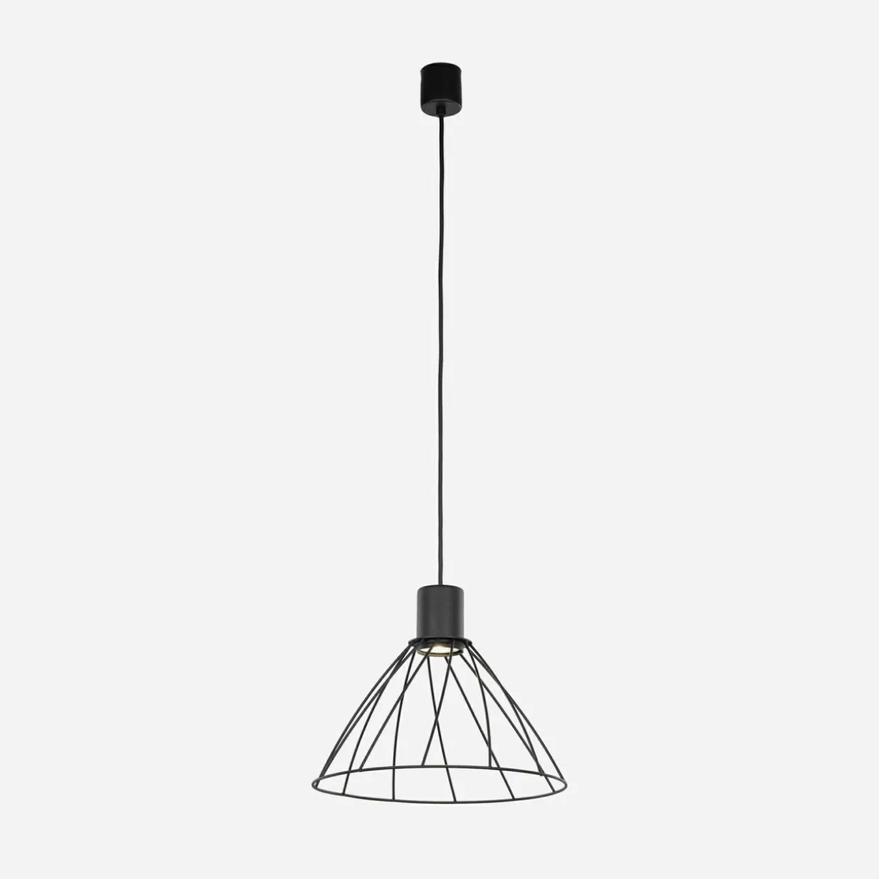 Lampa wisząca loftowa MODESTO BLACK I fi 29,5 cm