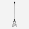 Lampa wisząca loftowa MODESTO BLACK I fi 16 cm