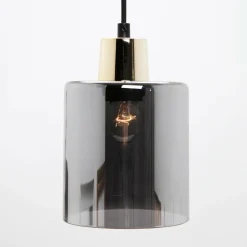 Lampa wisząca loftowa złota SIERRA I