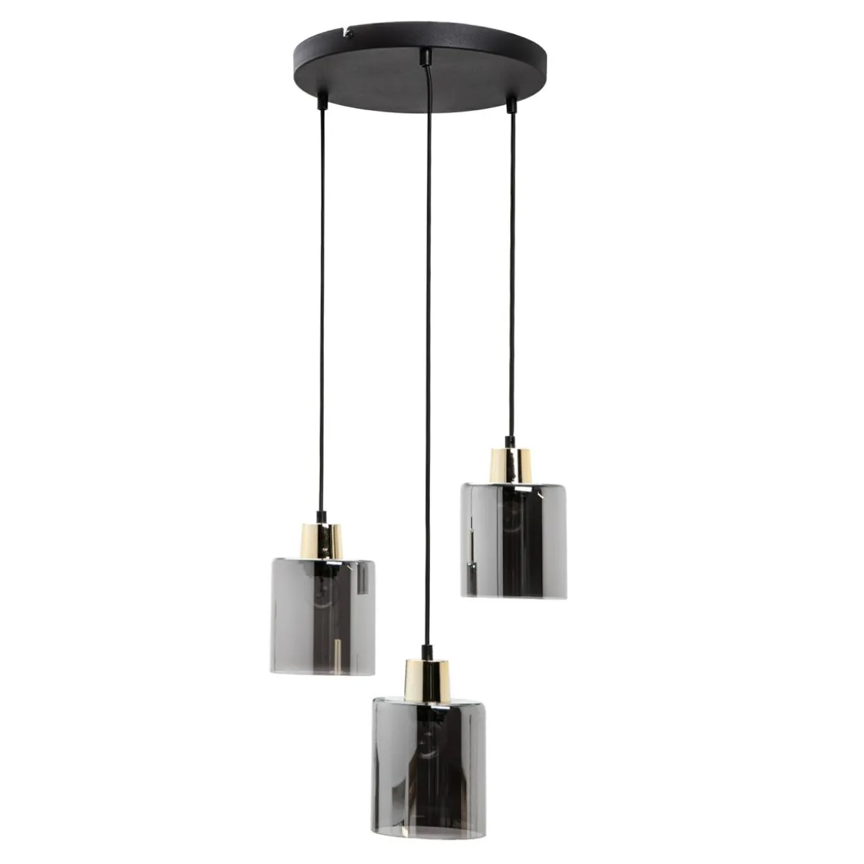 Lampa wisząca loftowa złota SIERRA III