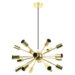 Lampa wisząca loftowa złota MANDI 51 cm