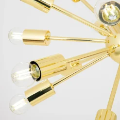 Lampa wisząca loftowa złota MANDI 51 cm