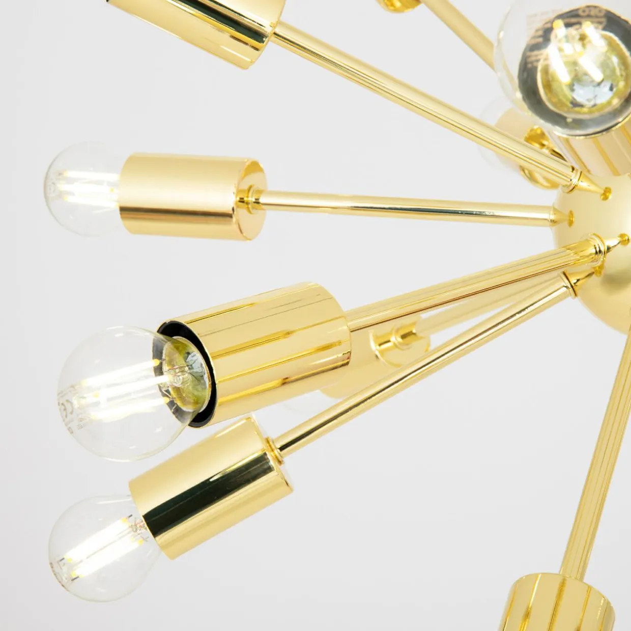 Lampa wisząca loftowa złota MANDI 51 cm