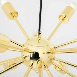 Lampa wisząca loftowa złota MANDI 51 cm